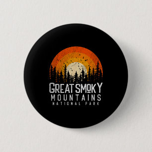 Women Great Smoky Mountains National Park 6 Cm Round Badge