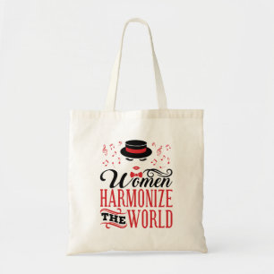 Women Harmonise the World Barbershop Singing Tote Bag