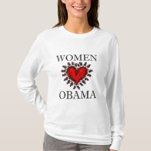 Women Heart Obama T-Shirt