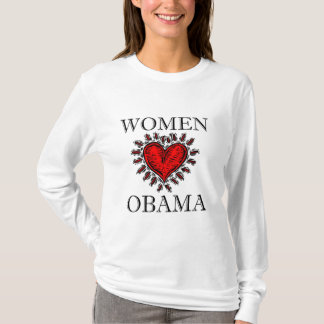 Women Heart Obama T-Shirt
