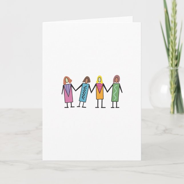 WOMEN HOLDING HANDS CARD (Front)
