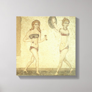 Women in 'bikinis' canvas print