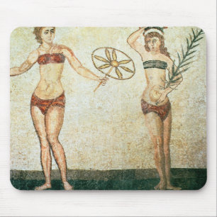 Women in 'bikinis' mouse pad