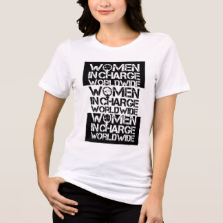Women In Charge Worldwide Tri-Blend Shirt