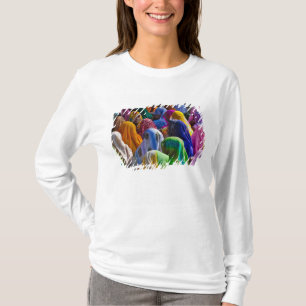 Women in colourful saris gather together T-Shirt