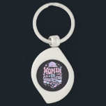 Women In Construction Retro Empowerment Key Ring<br><div class="desc">Bold retro lettering with colorful helmet, hearts and floral accents celebrating women in construction. A vibrant empowerment statement for female builders, tradeswomen and strong women in skilled trades.</div>