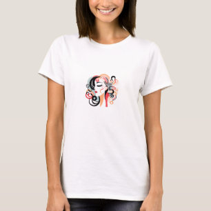 Women In Drawing Art T-Shirt