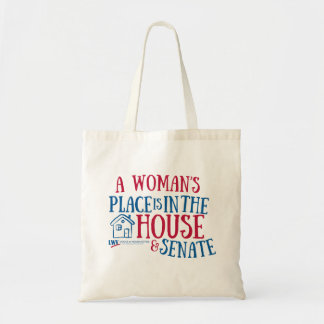 Women in House and State Red/Blue Tote Bag