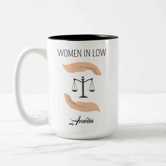 Women in Law Gifts, Lawyer Gift Lawyer Mug (Left)