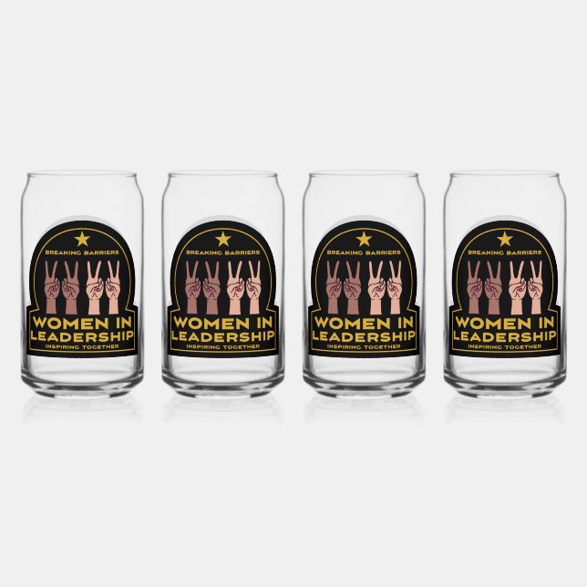 Women In leadership Can Glass (Front)