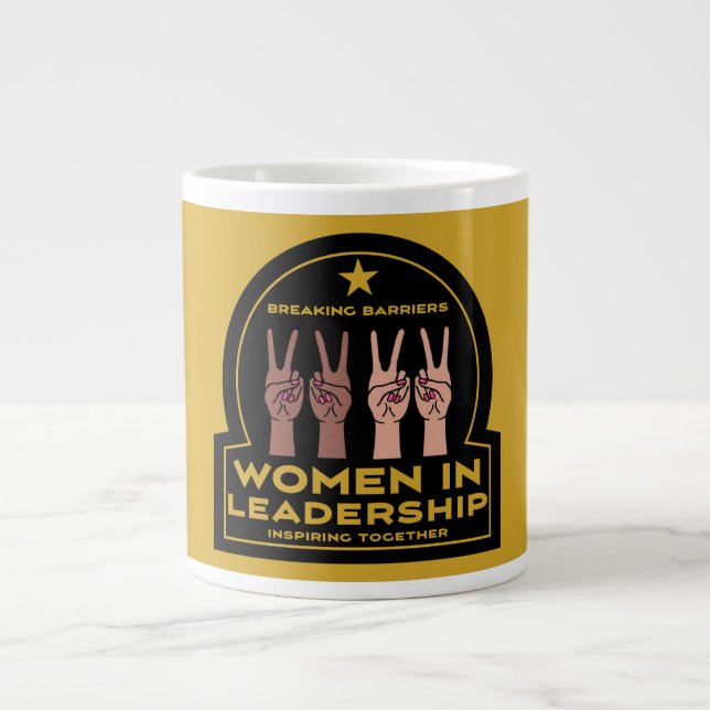 Women In leadership Large Coffee Mug (Front)