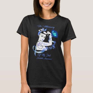Women In Memory of My Dad Butterfly Diabetes T-Shirt