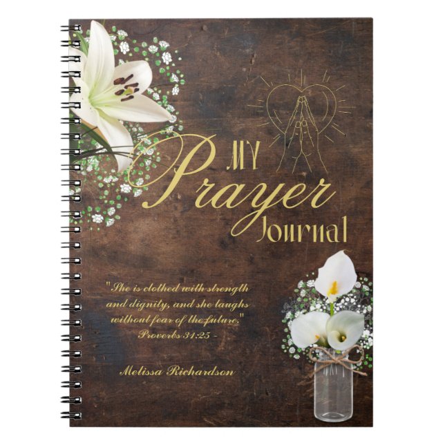 Women In Ministry Pastors Wife Prayer Journal  (Front)