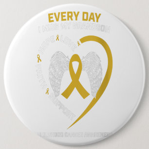 Women In My Memory Miss My Grandson Childhood Gift 6 Cm Round Badge