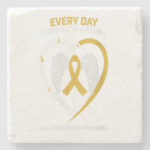 Women In My Memory Miss My Grandson Childhood Gift Stone Coaster