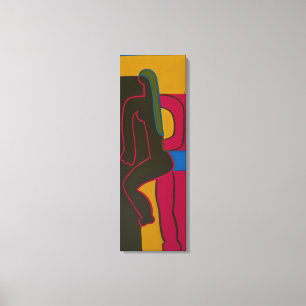 Women in Pink Canvas Print
