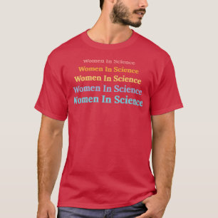 Women in Science Retro Science Teacher Premium 254 T-Shirt