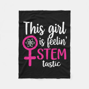 Women In Science Steminista Steminist Fleece Blanket