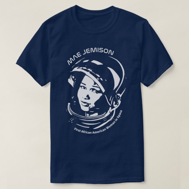 Women in Space Mae Jemison  T-Shirt (Design Front)