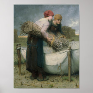 Women in the Field, 1882 Poster