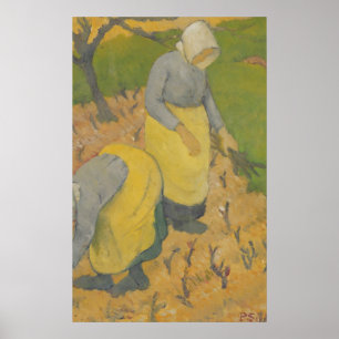 Women in the Vineyard, 1890 Poster