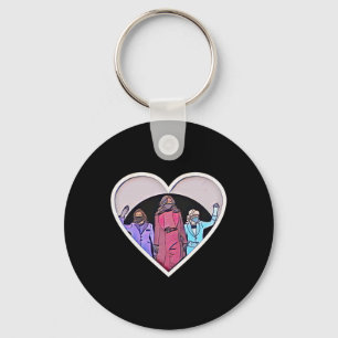 Women Inauguration Kamala Harris Obama Biden  Key Ring