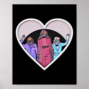 Women Inauguration Kamala Harris Obama Biden Poster