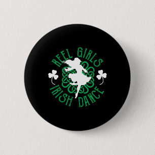 Women Irish Step Dancer Step Dancing Reel Girls Ir 6 Cm Round Badge