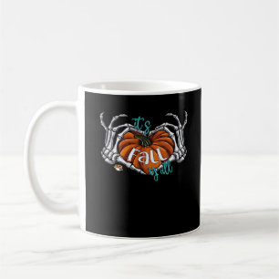 Women It’s Fall Y’all Pumpkin Gnome Autumn Tree He Coffee Mug