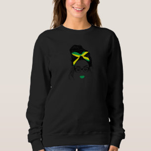 Women Jamaica Pride Jamaica Reggae Music Roots Jam Sweatshirt
