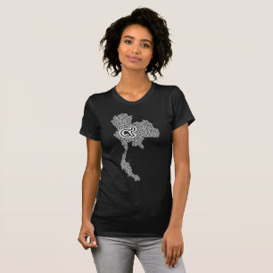 Women Jersey Memorial TShirt Map Thailand Rama 9th