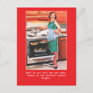 Women "Just for fun" Man Joke Card