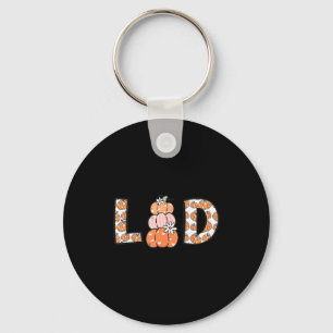 Women Labor And Delivery Nurse Fall Pumpkins Thank Key Ring