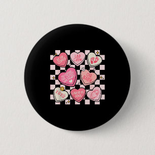 Women Labor And Delivery Nurse Hearts Candy Valent 6 Cm Round Badge