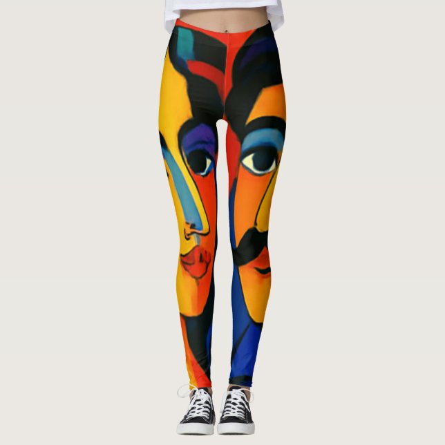 women leggings colourful design  (Front)