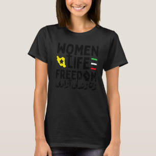 Women Life Freedom Support Persian Zan Zendegi Aza T-Shirt