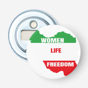 Women Life Freedom Support Women of Iran Bottle Opener