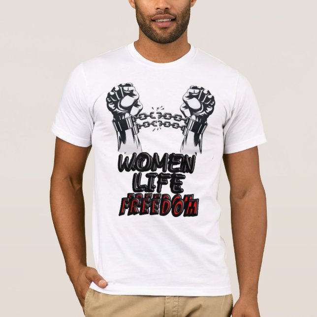 women life freedom zan zendegi azadi farsi T-Shirt (Front)