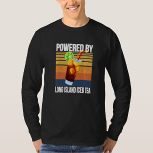 Women Long Island Iced Tea Powered By Cocktails T-Shirt