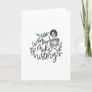 Women Make History Card