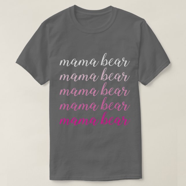 Women Mama Bear (9)  T-Shirt (Design Front)