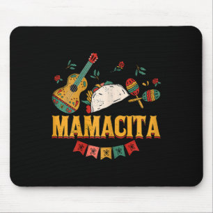 Women Mamacita Mexico Mum Cinco De Mayo Mouse Pad
