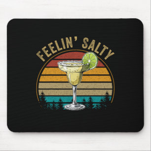 Women Margarita-shirt Feeling Salty Cinco De Mayo Mouse Pad