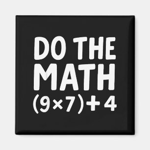 Women Math 67 Meme Six Seven Magnet