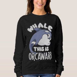 women men apparel animals whale orca sweatshirt