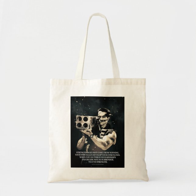 Women Men Arnold Schwarzenegger Recall  Kuato Live Tote Bag (Front)