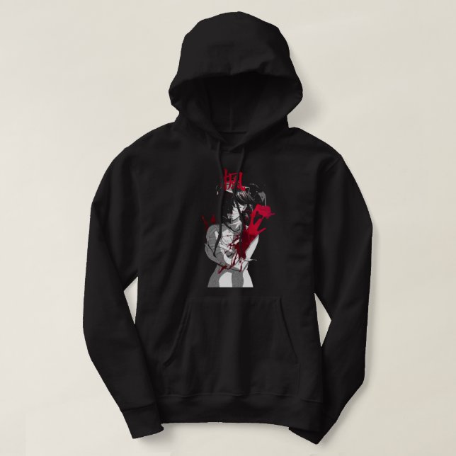 Women Men Elfen Manga Anime Lied Gifts For Movie F Hoodie (Design Front)
