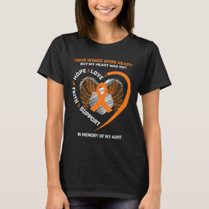 Women Men Kids In Memory Of My Aunt Leukaemia Awar T-Shirt