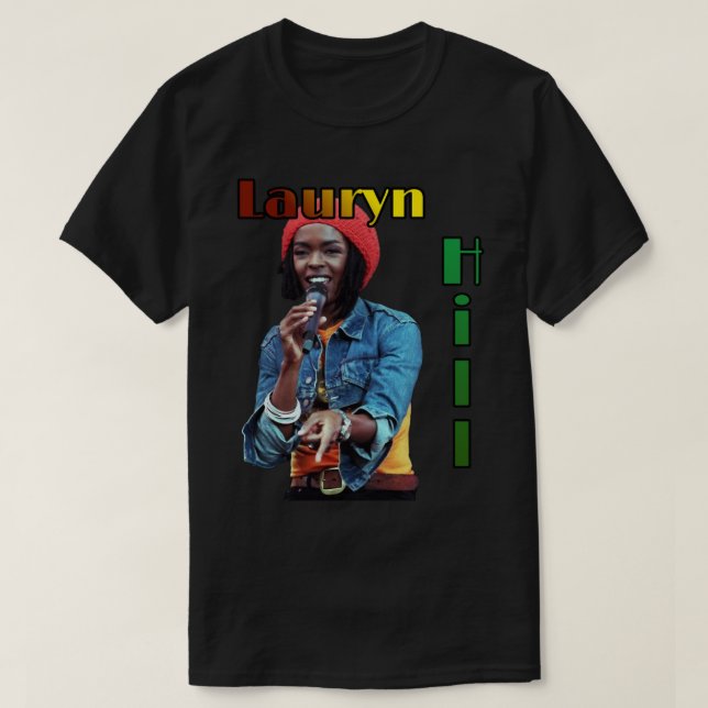 Women Men Lauryn Great Hil Female Rapper Gifts For T-Shirt (Design Front)