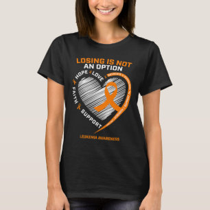 Women Men Leukaemia Awareness Fighter Leukaemia T-Shirt